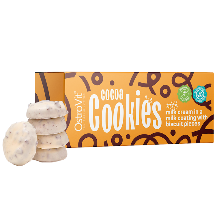 Cookies Milk Cream with biscuit pieces