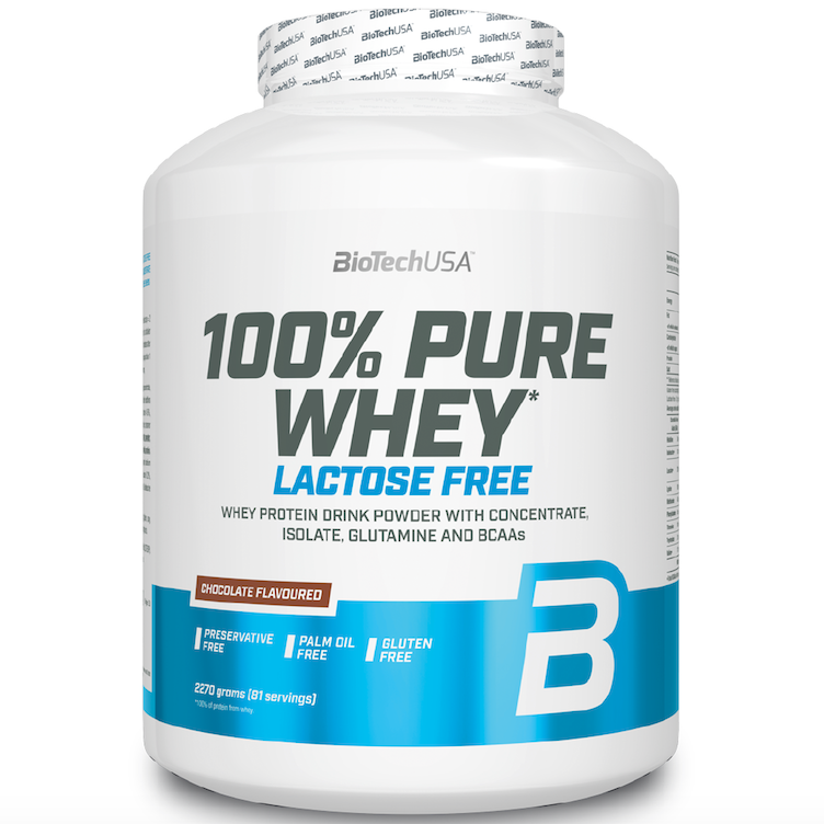 100% Pure Whey Lactose free
