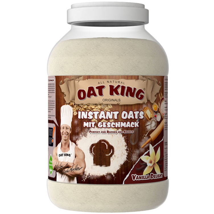 100% Whole grain oat powder with flavor