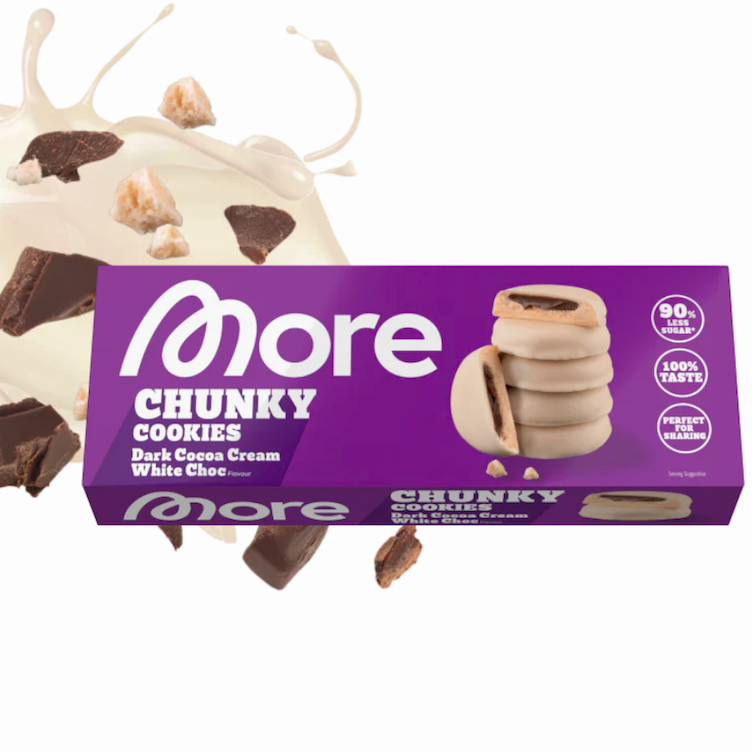 Chunky Cookie, Dark Cocoa Cream White Choc