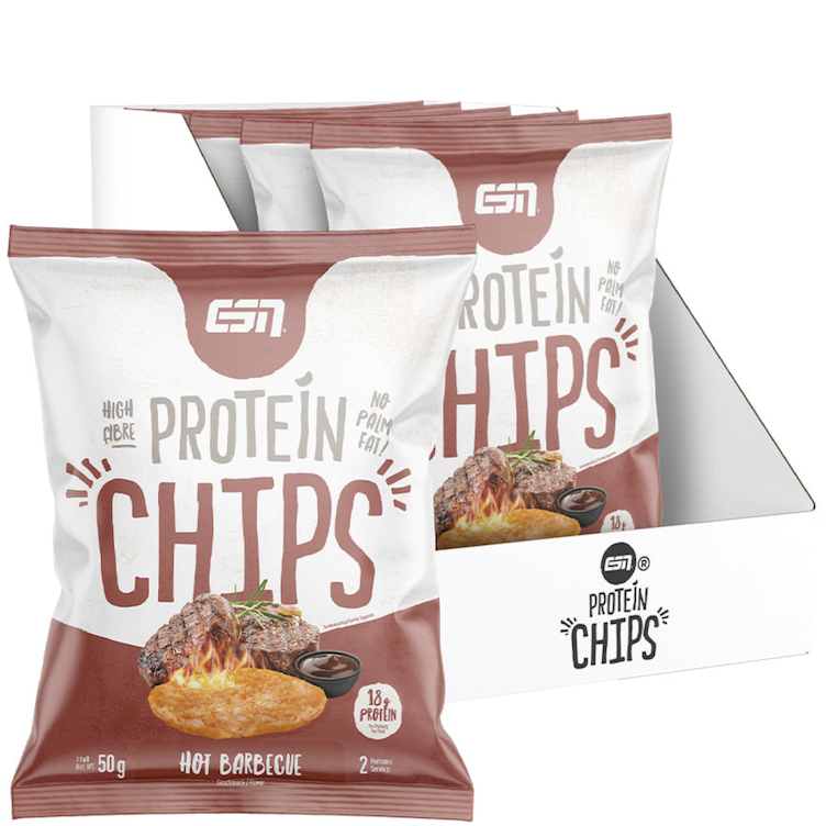 ESN Protein Chips Hot BBQ (vegan)