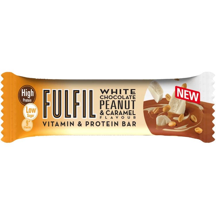 Fulfil Bar White Choco Peanut & Caramel