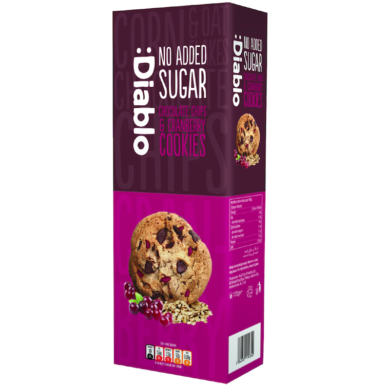 No Added Sugar Choco Chips & Cranberry Cookies