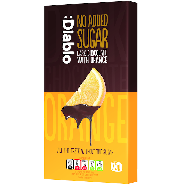 No added sugar Dark Choco with Orange