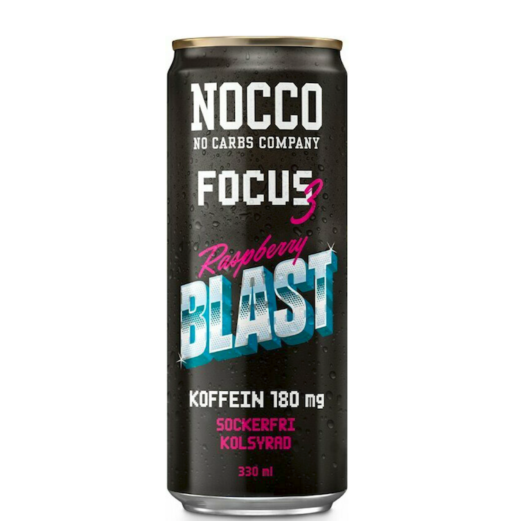 Nocco Focus Energy Raspberry Blast