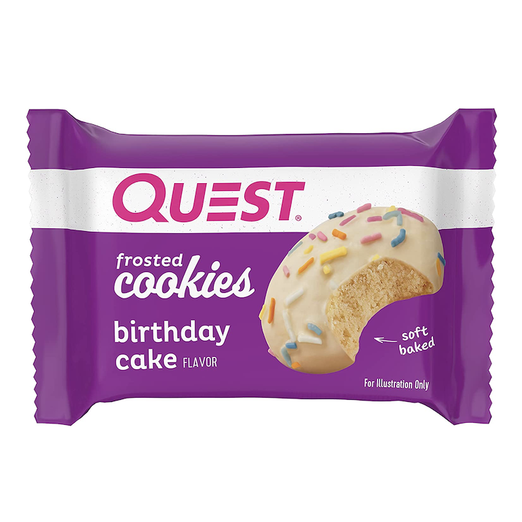 Protein Frosted Cookies, Birthday Cake