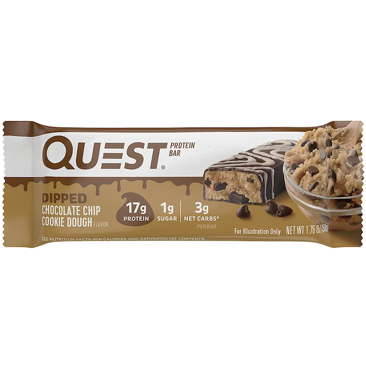 Quest Riegel, Dipped Choco Chip Cookie Dough