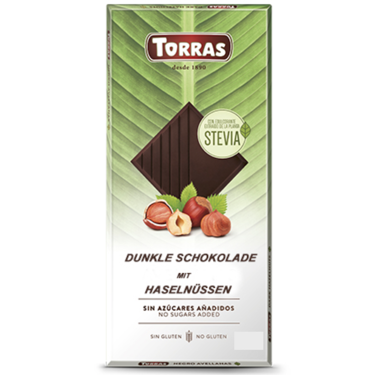 Stevia Dunkle Haselnuss Schokolade