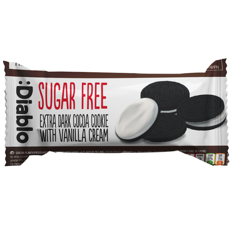 Sugar Free Cookies Extra Dark Cocoa & Vanilla