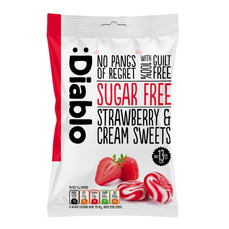 Sugar Free Strawberry & Cream Sweets