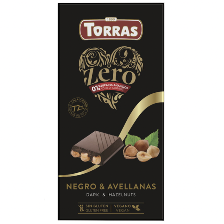 Zéro Chocolat Noir aux noisettes